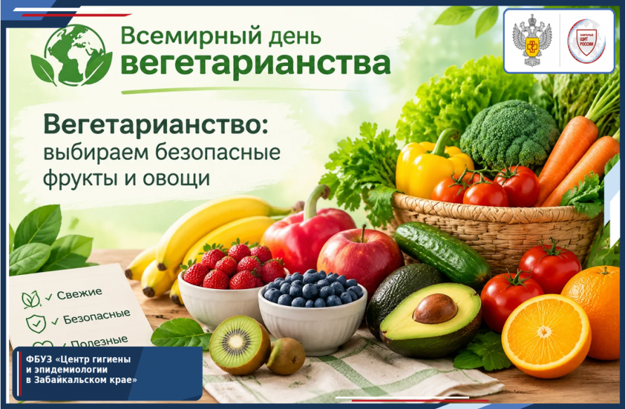 Всемирный день вегетарианства: выбираем безопасные фрукты и овощи 